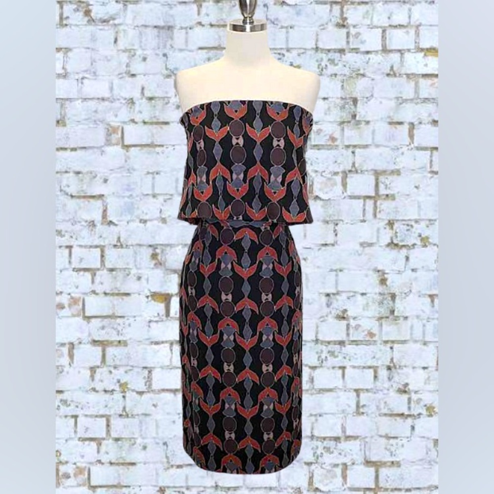 Gianni Bini clover black/port 2 pc set size 4